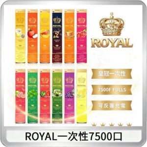 ROYAL皇冠拋棄式電子煙一次性7500口